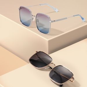 Buy cheap Metal Frame Polarized Ladies Sunglasses Triacetate Lenses Durable from wholesalers