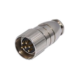 Buy cheap M23 17 Pin Connector 623 Signal Male Straight Plug Connector For Servo / Encoder from wholesalers