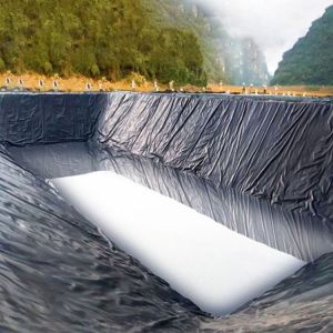 0.5mm HDPE Black Dam Liner Double Smooth Surface for Water Storage Tanks 1mm