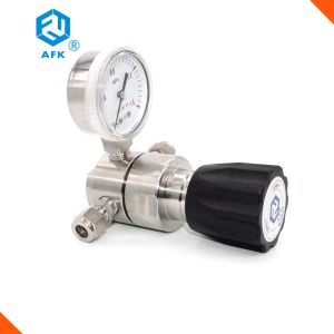 Buy cheap High pressure single stage oxygen pressure regulator with gauges from wholesalers