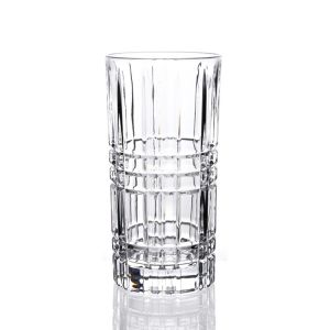 Buy cheap Machine Pressed Lead Free Crystal Glass Highball Tumblers 348ml from wholesalers