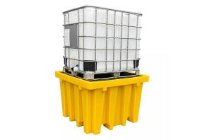 China Polyethylene IBC Spill Containment Pallet Corrosives Liquid Distributed Load 1100kg on sale