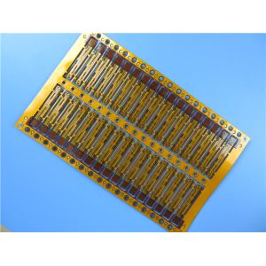 Assembled Flexible PCB Built On 0.15mm 2-Layer FPC Polyimide (PI) With Immersion