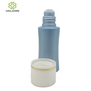 Buy cheap Blue Plastic Lotion Bottles , Custom Plastic Bottles Transparent Screw Cap from wholesalers