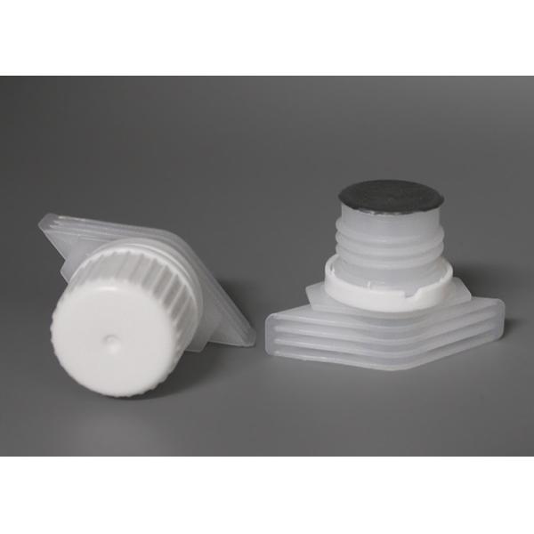 16mm Pour Spout Caps With Aluminum Seal Liner For Standing Jelly Bag