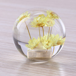 Buy cheap Custom design logo car gear shift knobs crystal gear shift knob with dry flower inside resin shift gear knob ball from wholesalers
