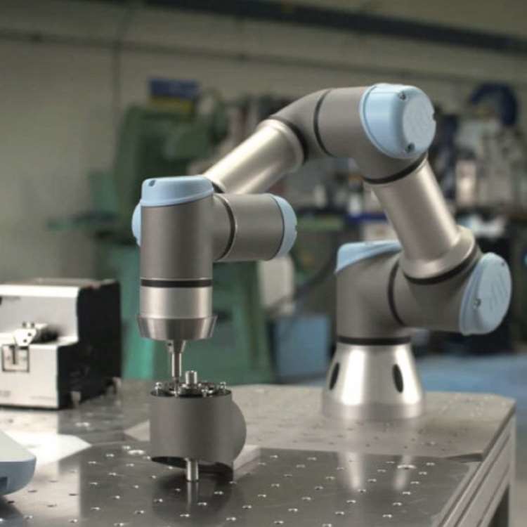 Buy cheap Pick And Place Robot Arm 6 Axis UR5e Cobot Robot With CNGBS Robot Gripper For Robotic Picking Solutions from wholesalers