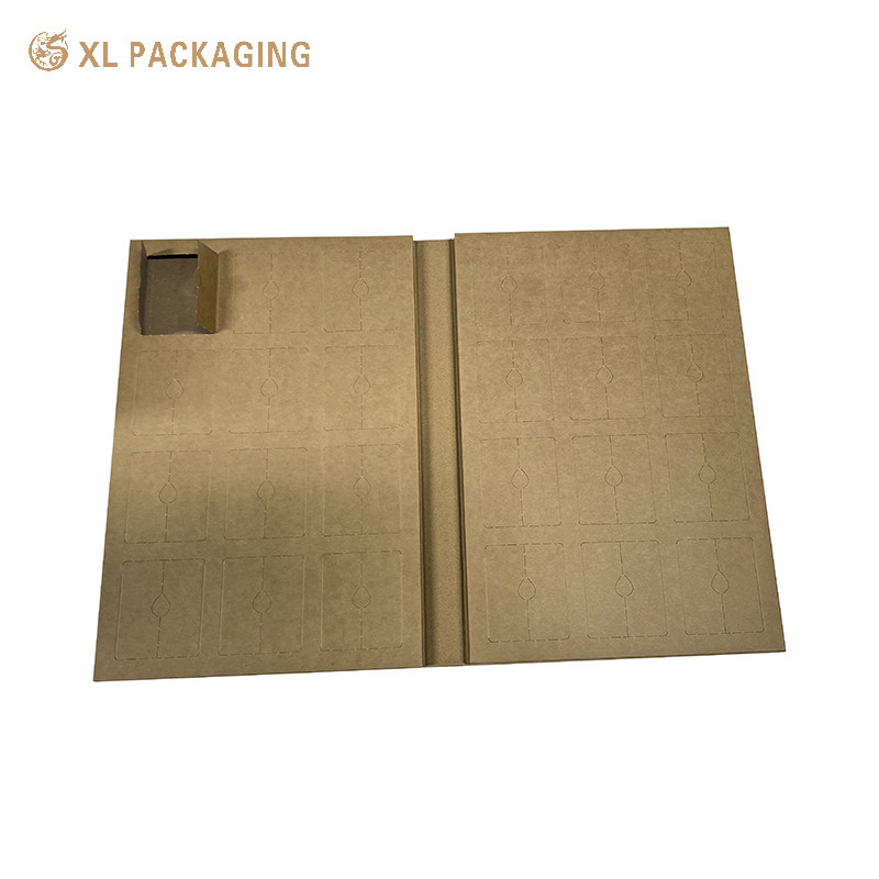 Buy cheap XL Packaging Custom Luxury Boxes Empty 24 Day Advent Calendar Packaging Box Recyclable Kraft Paper Rigid For Tea Toys from wholesalers