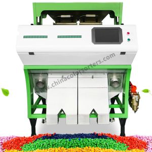 Buy cheap Intelligent Full-Color CCD 2 Chutes Color Sorter Plastic Optical Sorting Machine from wholesalers