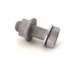 Buy cheap High Tensile B7 Heavy Hex Bolts And Nuts Manufacturing Hot Dip Galvanized Hex Full Thread Bolt With Nut And Washer from wholesalers