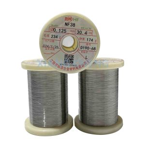 Buy cheap NF38 Ni50%-55% PTC Ni-Fe Alloy Wire for Overcurrent Protection and Effective Temperature Regulation Resistance 0.38 from wholesalers