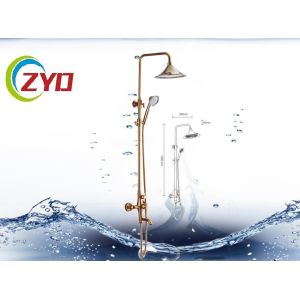 Buy cheap Brass Bathroom Shower Sets With Adjustable Shower Hand Holder Mounted from wholesalers