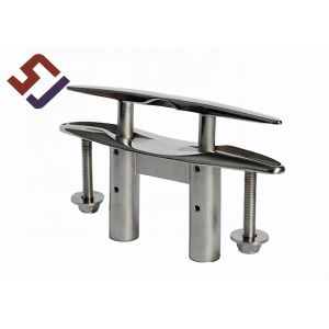 China Boat Marine 316 Stainless Steel Precision Casting Flush Mount Pull Up Cleat Lift on sale
