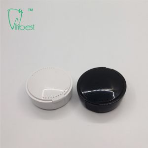 Buy cheap Round Ultra Thin Portable Plastic Retainer Case With Lens from wholesalers