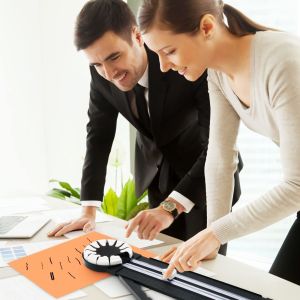 Buy cheap Manual 12 In 1 Mini Paper Trimmer Safe ABS Multifunctional DIY Hand Tool for Kids from wholesalers