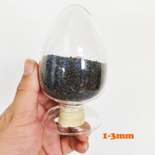 Abrasive Black Aluminium Oxide Sandblasting Media High Purity Black Corundum Black Fused Alumina 60 Mesh
