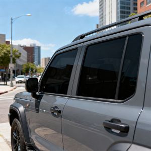 Buy cheap UV Protection Black Car Window Tint Customized Polyester Window Tint from wholesalers