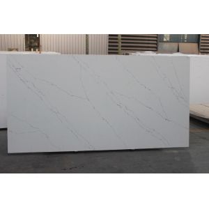 Buy cheap P7106 Black Vein Calacatta Quartz Countertops High Temperature Resistant from wholesalers