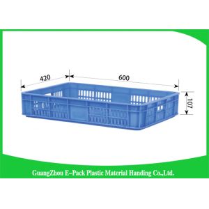 Buy cheap Industrial Plastic Storage Containers , Agriculture Solid Plastic Milk Crates from wholesalers