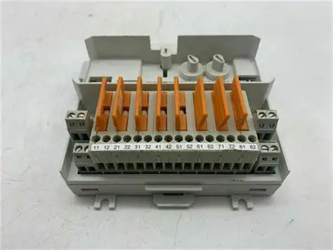 Quality ABB TU814V1 3BSE013233R1 Compact Module Termination Unit with 64mm Length 126mm Width and 110mm Height for sale