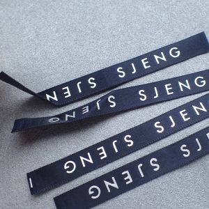 Buy cheap Recycle End Folded Damask Screen Printing Clothing Labels from wholesalers