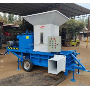 Buy cheap 2100 KG Farms Wood Shavings Press Baler Machine for Alfalfa Silage Peat Moss Grass Leaf from wholesalers