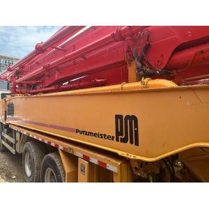 Buy cheap 2013 Putzmeister Semi-Dry Concrete Pump 56m Installed Mercedes Chassis from wholesalers