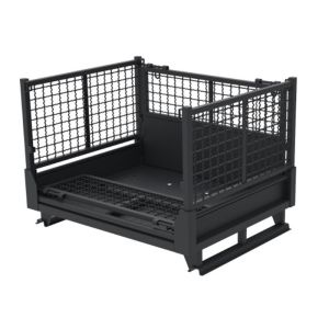 Buy cheap Heavy Duty Fodable Stillage Pallet Cage On Wheels 1200x1000mm from wholesalers