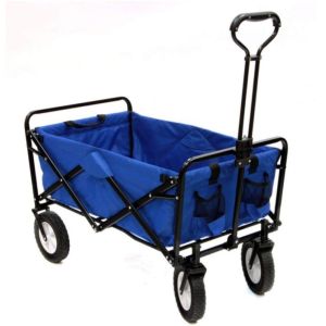 Adjustable Folding Garden Wagon Space Saving And Convenient For Household