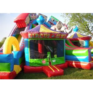 Buy cheap Jumping Bouncy Castle Playground Puncture Proof Children Protective With Obstacle from wholesalers