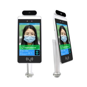 Buy cheap Gate Access Android LCD Advertising Screen Infrared Temperature Dection With Auto 1300ml Soap Sanitizer Dispenser from wholesalers