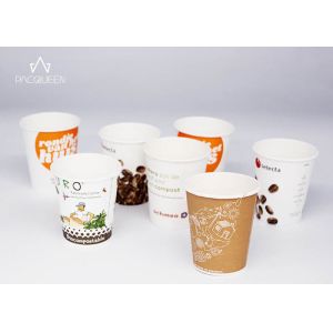 Buy cheap Single Wall Hot Beverage Disposable Cups 4oz - 20 Oz Multi Design For Hot Beverage from wholesalers