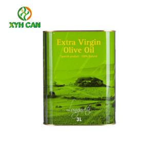 Buy cheap Rectangular Tin Containers Glossy Printing Vegetable Oil Packaging FDA Certificated from wholesalers