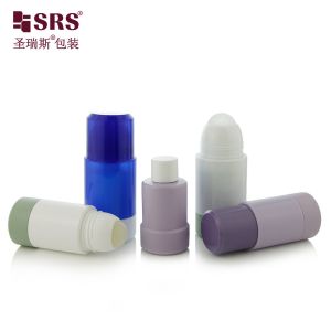 Buy cheap Replaceable Empty Plastic PP PCR Recycled Round Deodorant Gel Refillable Roll On product