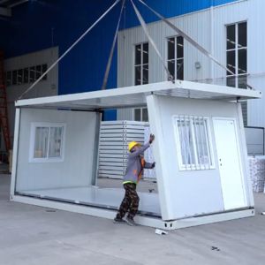 Buy cheap Fireproof Assembly Required Folding Shipping Container House Space Saving Solution from wholesalers