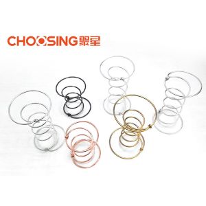 Double Cone Sofa Coil Springs 7 Turns High Carbon Steel Wire Materials