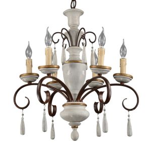 Buy cheap Antique Rustic wood and iron chandelier (WH-CI-29) from wholesalers