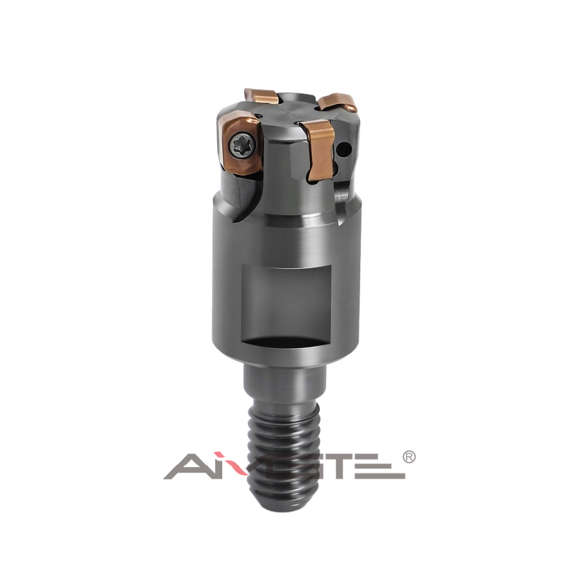 China EXN02R Double Side Hardening Fast Feed Locking Teeth Milling Head LNMU0202 Blade Carbide Material Fast Feed Milling Rod on sale