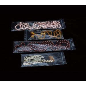 Buy cheap Clear Baggies Necklace Bags with Hang Hole Resealable Plastic Bags from wholesalers