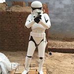 Buy cheap star wars stormtrooper life size sculpture resin craft art fiberglass anime statues from wholesalers