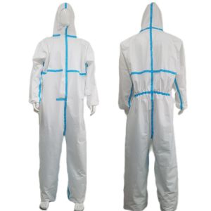Buy cheap Disposable White Coveralls with Taped Seam Microporous Customization Request Customized from wholesalers
