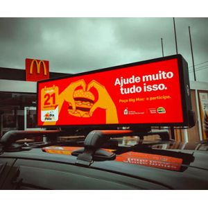 Buy cheap ROHS Shockproof Car Taxi Top Led Display Advertising Signs P2 P2.5 P3 P4 P5 from wholesalers