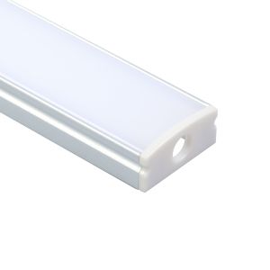 U Shape Silver Black White Extrusion Channel LED Aluminum Profile For Strip