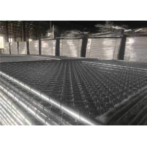 Buy cheap Hot Dipped Galvanized Construction Fencing Panels 1830mm x 3650mm/6'x12' Outer tube 41.2mm HDG 100gram/sqm from wholesalers