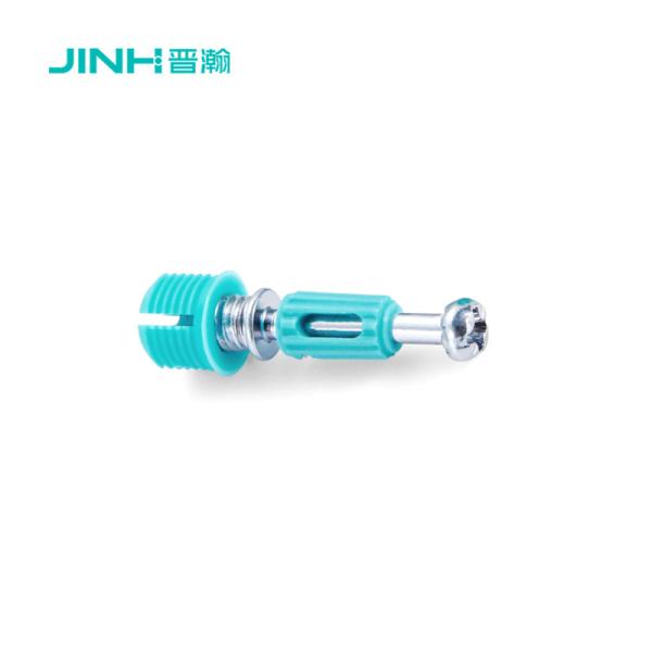 Buy cheap 40mm Length Cold Rolled Steel Cam Bolt Screw , Furniture Fixing For Panel-Type Furniture from wholesalers