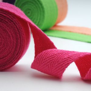 Factory Wholesale 1CM-5CM Herringbone Bias Cotton ribbon For Garment
