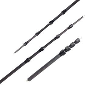 Flexibiable Carbon Fiber Telescopic Pole Durabable For Mast Pole