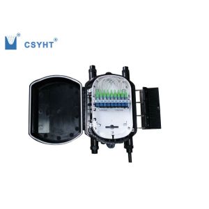 Buy cheap Small 12 Core Inline Fiber Optic Enclosure With 1 Splice Tray Load Splitter And Adapter from wholesalers