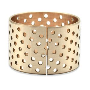 Buy cheap DIN 1494 / ISO 3547 Sleeve Tin Bronze CuSn8 Plain Bearing Rolled Bushes With Lubrication Grease Holes from wholesalers