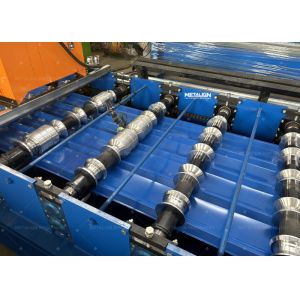 Buy cheap Chain Drive Roll Former With Wall Panel Frame For Efficient IBR Roof Panel Production Line from wholesalers